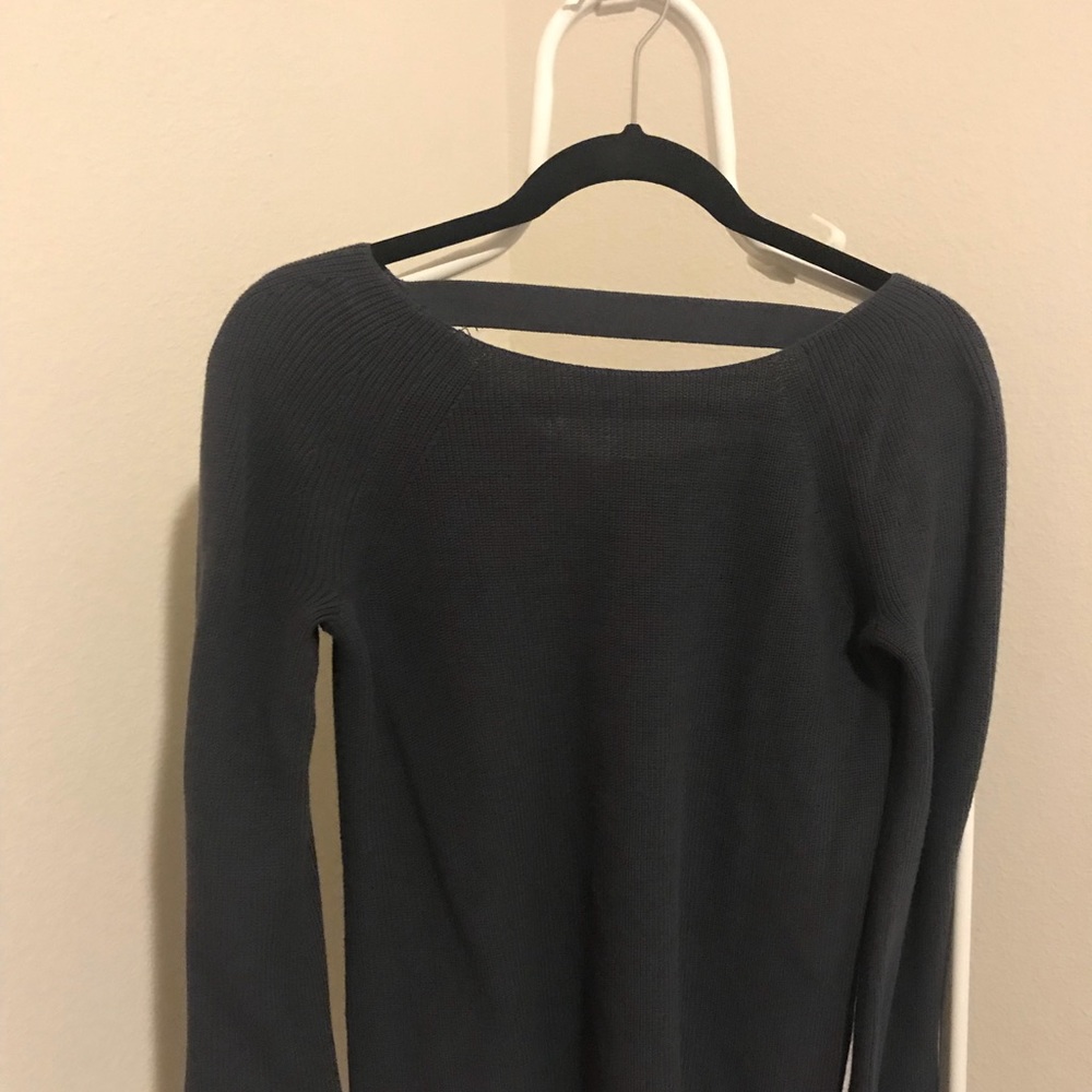 Long sleeve knit sweater